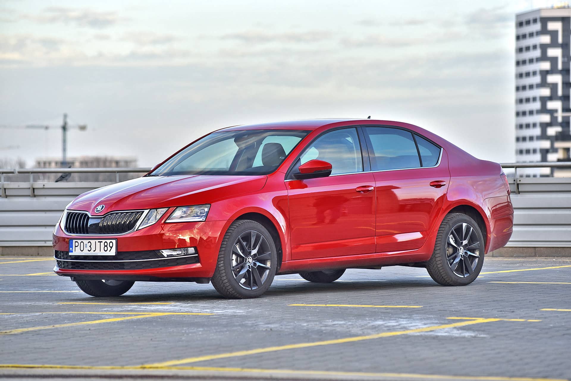 skoda octavia przód i bok