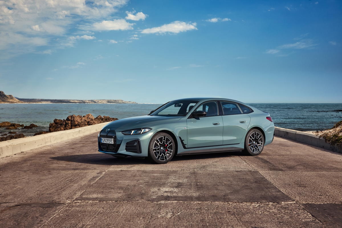 bmw i4 m50 przód i bok