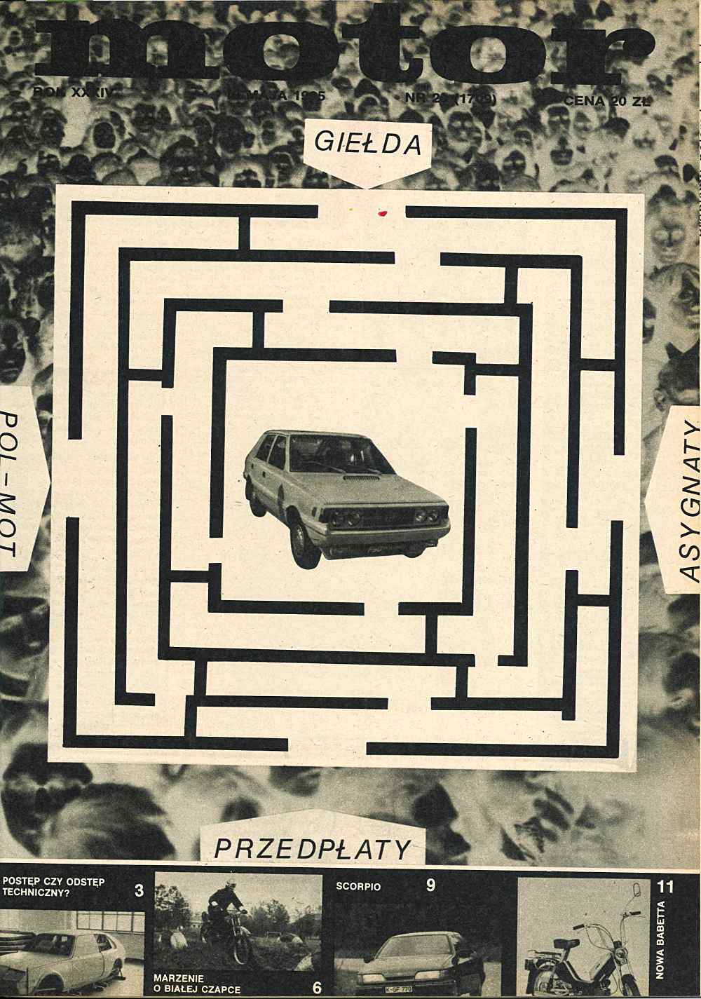 motor numer 20 z 1985 roku okładka