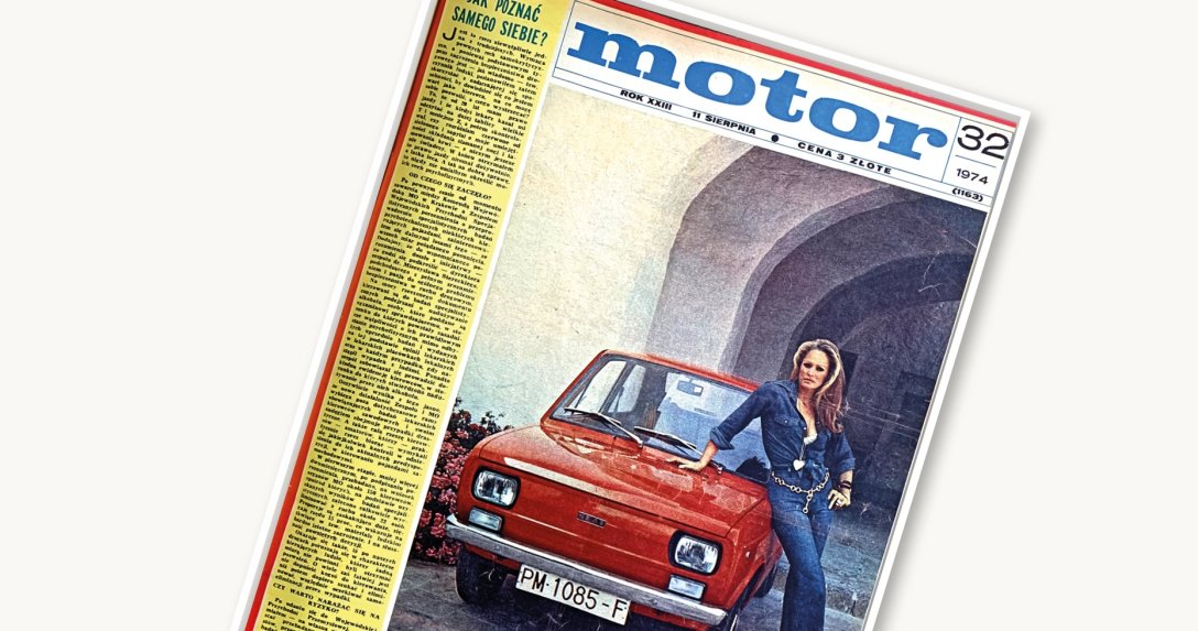 Okładka Motoru nr 32 z roku 1974