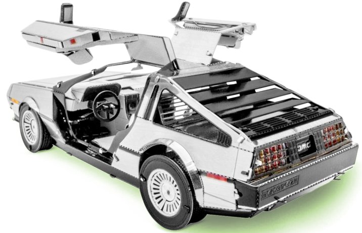 model Metal Earth DeLorean 3D