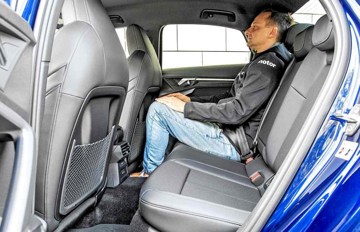 Audi A3 Limousine 35 TDI S tronic S line (2024) – wnętrze, kanapa