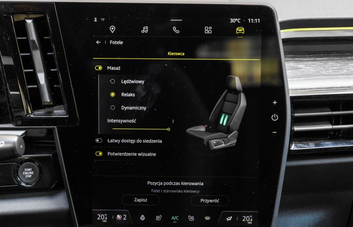 Renault Austral - masaż