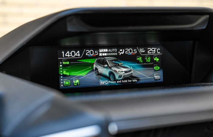 Subaru Forester - górny ekran