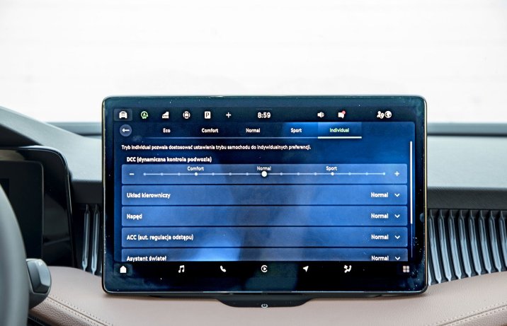 Skoda Superb 2.0 TDI DSG (2024) – test – zawieszenie DCC