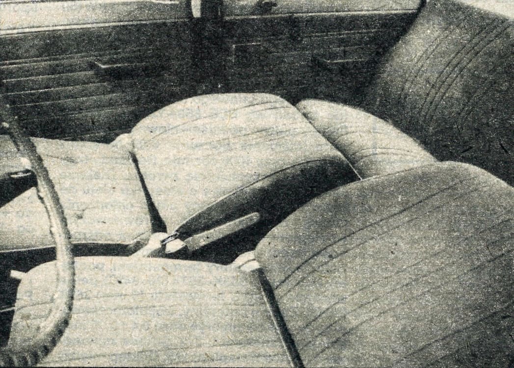 wartburg 353 w rozłożone fotele z przodu