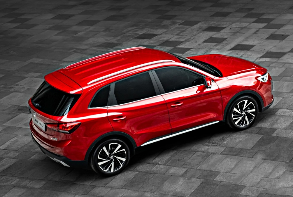 2025 MG ZS Hybrid+ widok z góry