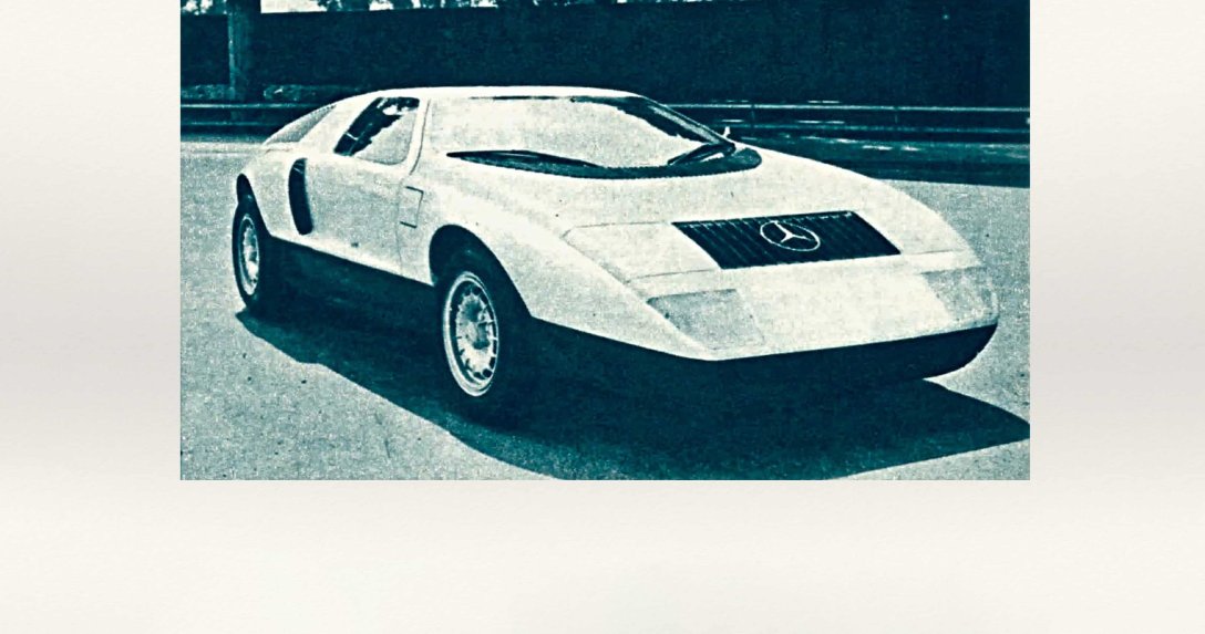 Mercedes C111 – przód