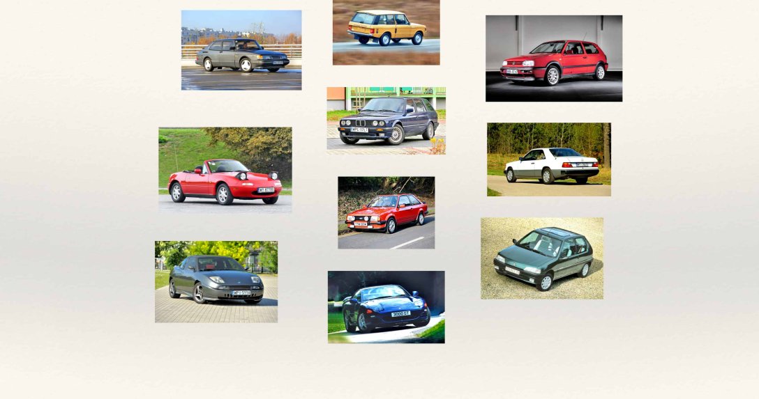 samochody z lat 80. i 90.