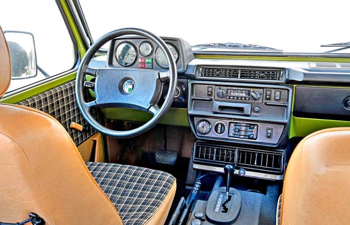 Mercedes/Puch 280 GE (1979-1990) – deska rozdzielcza