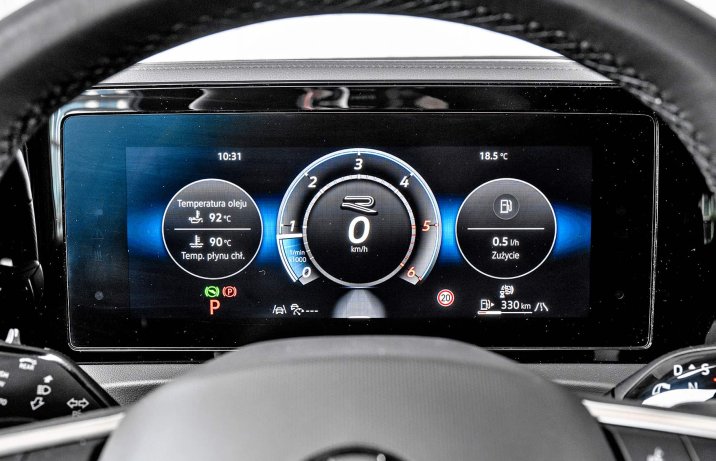 Volkswagen Tiguan 2.0 TDI 193 4Motion DSG R-Line – kokpit, wyświetlacz, wskaźniki