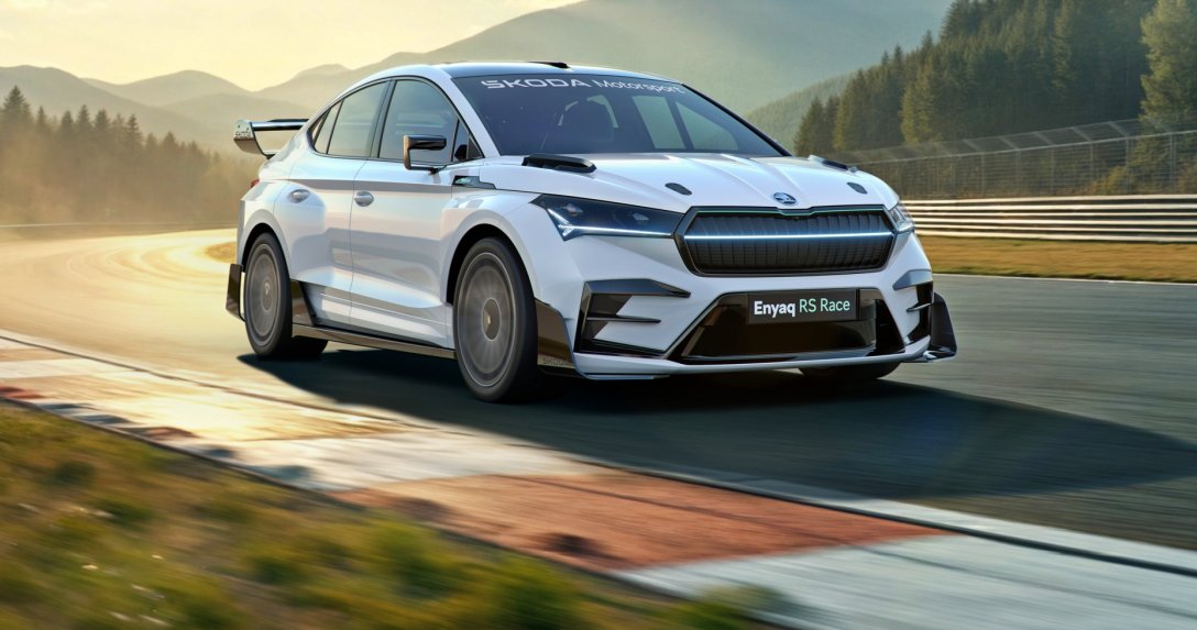 Skoda Enyaq RS Race przód