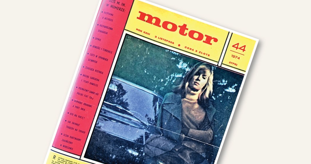 Motor nr 44 z roku 1974 – okładka
