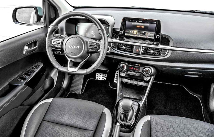 Kia Picanto 1.2 DPI 5 AMT GT Line –kokpit, deska rozdzielcza