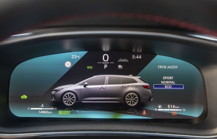 Toyota Corolla TS Kombi - tryby jazdy