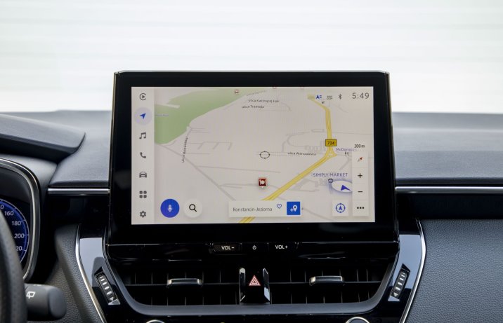 Toyota Corolla TS Kombi - mapa