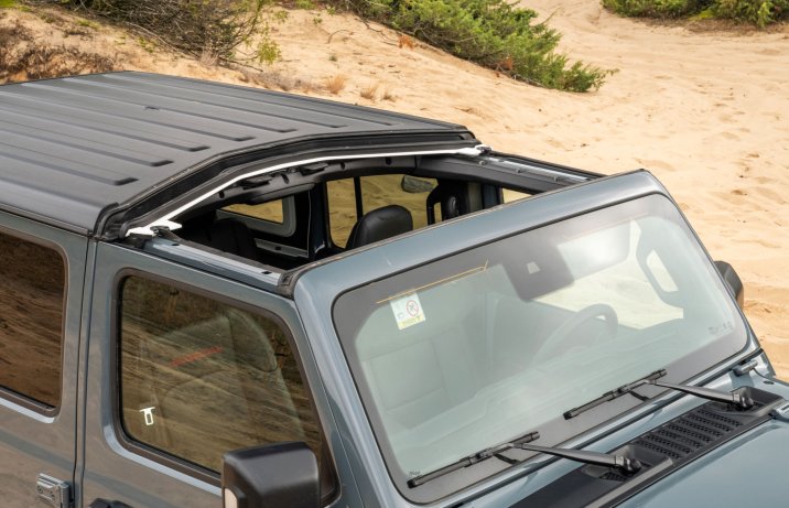 Jeep Wrangler Unlimited - otwór dachowy