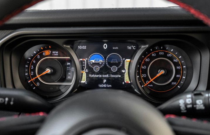 Jeep Wrangler Unlimited - zegary