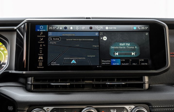 Jeep Wrangler Unlimited - ekran