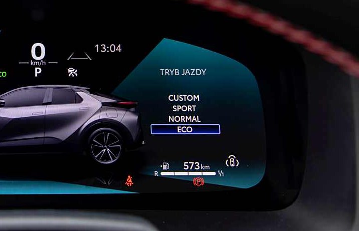 Toyota C-HR 2.0 Hybrid Dynamic Force Plug-in GR Sport (2024) – wskaźniki