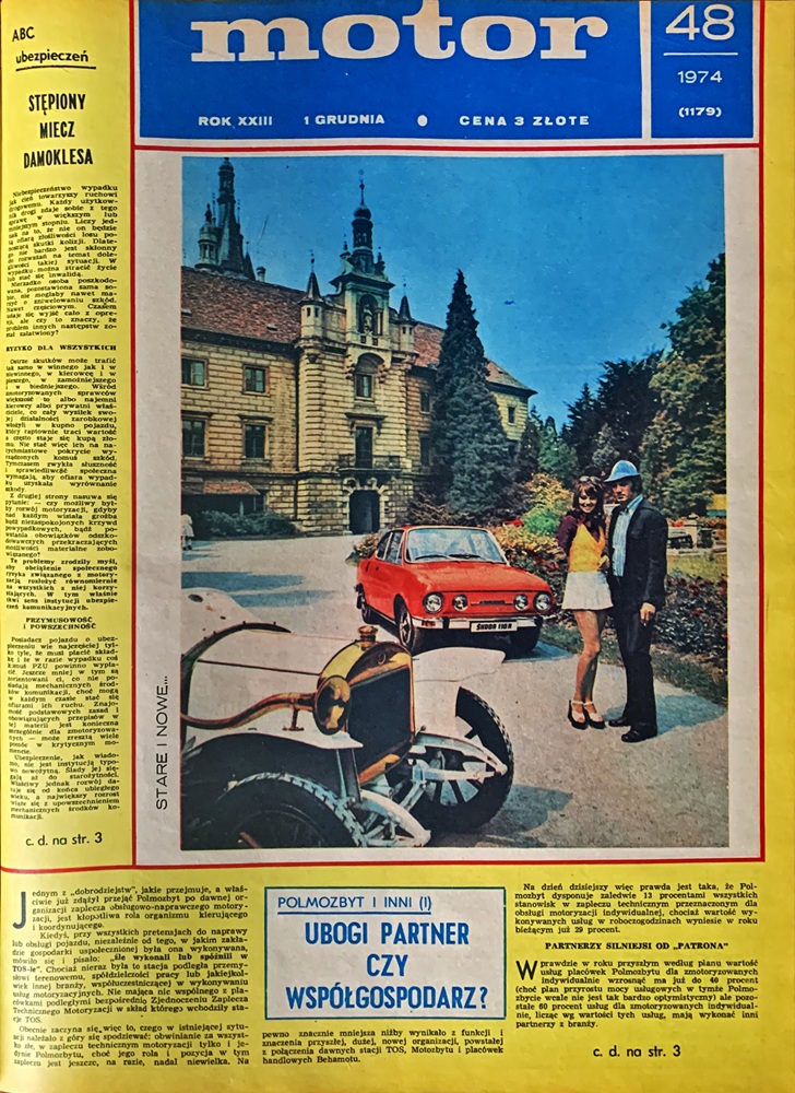 Motor Retro nr 48 z roku 1974_okładka