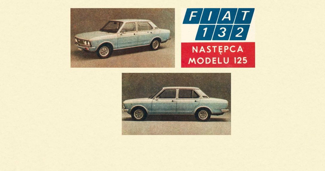 Fiat 132 – przód i bok