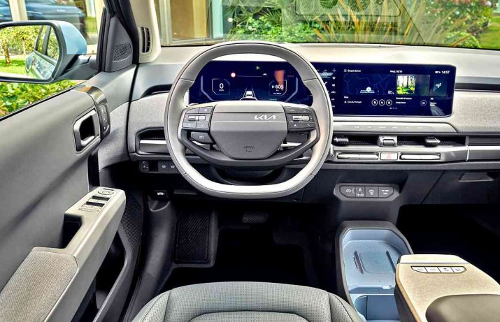 Kia EV3 (2024) – wnętrze, deska rozdzielcza
