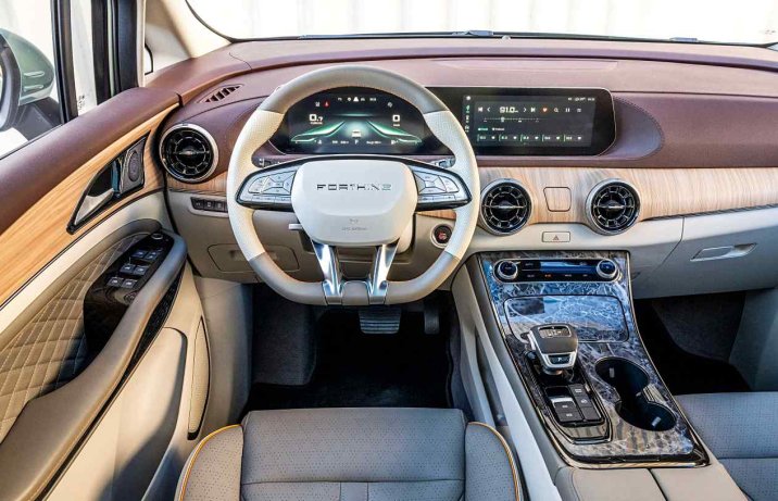 Forthing U-Tour 1.5 T GDI 7DCT – deska rozdzielcza