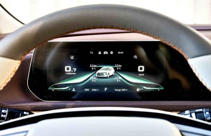 Forthing U-Tour 1.5 T GDI 7DCT – ekran zegarów