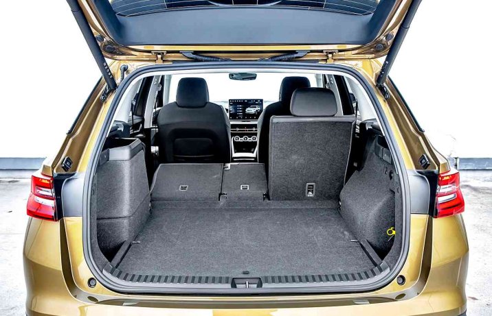 Skoda Kodiaq II PHEV 2024 – wnętrze, bagażnik