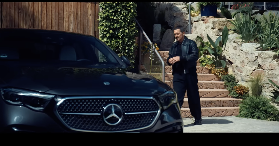 Mercedes klasy E – kadr z reklamy