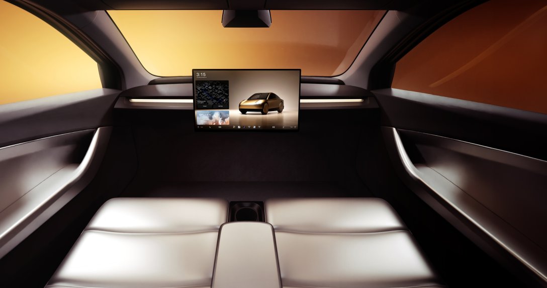 wnętrze Tesli Cybercab