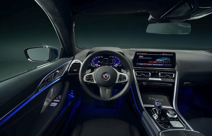 Alpina B8 GT – deska rozdzielcza