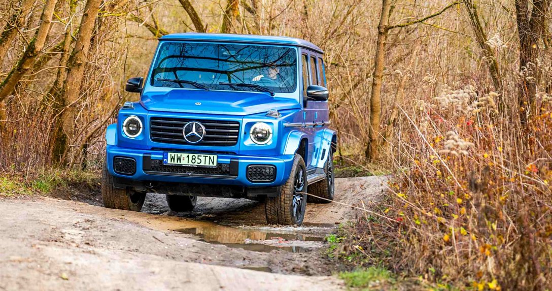 Mercedes G 580 EQ – test, przód