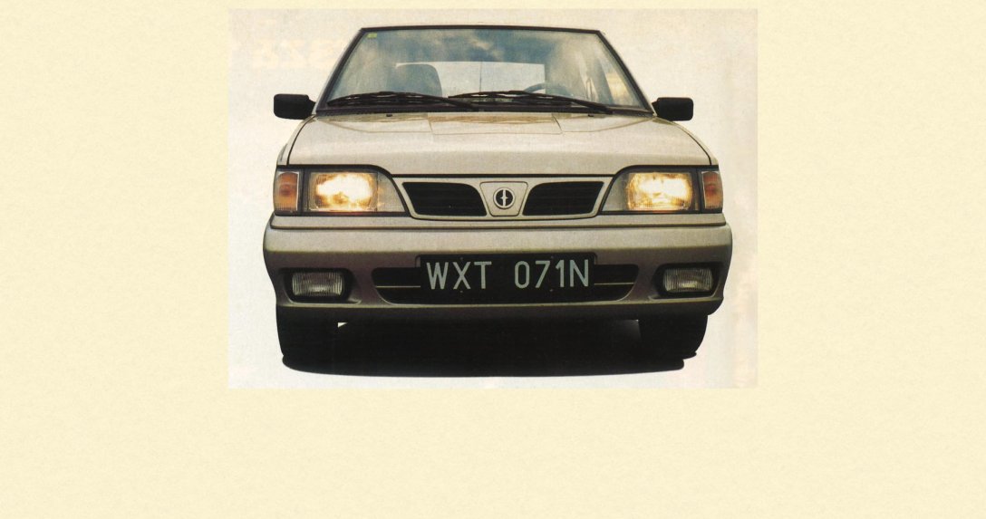 Polonez Caro Plus 1.6 GSI – przód