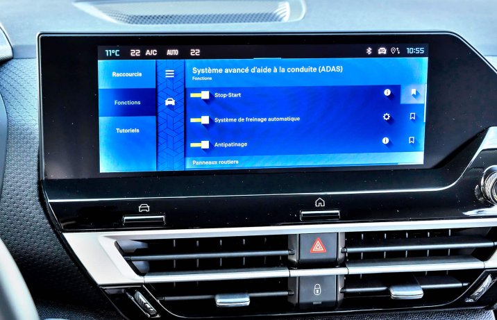 Citroen C4 FL 2025 Max – ekran centralny