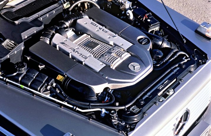 mercedes benz g 55 kompressor amg – silnik