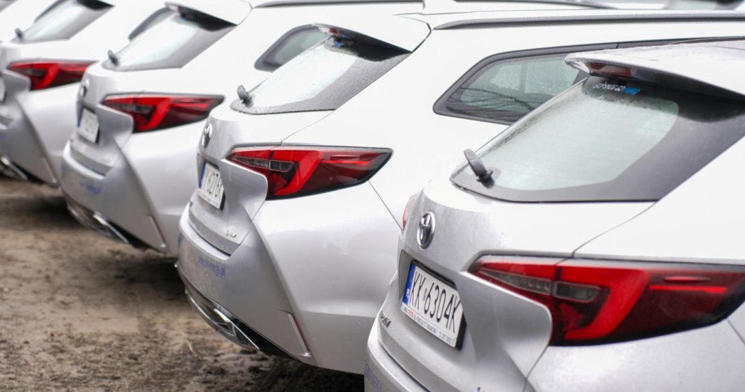 Toyota Corolla tył flota