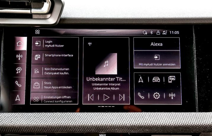 Audi A3 35 TFSI S tronic (2025) - test / porównanie - system operacyjny