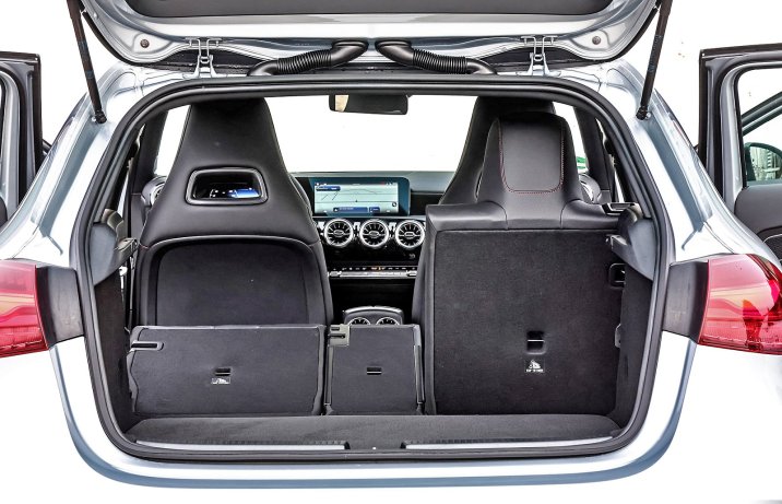 Mercedes A 200 (2025) - test / porównanie - bagażnik