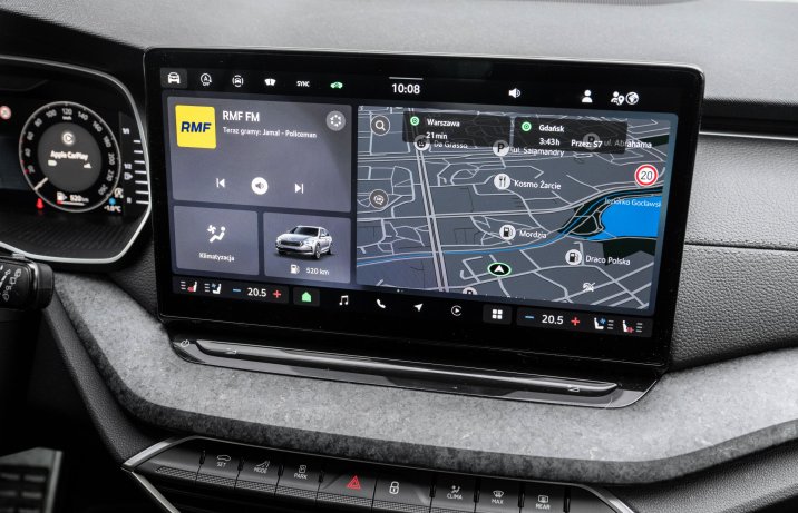 Skoda Octavia Combi - ekran