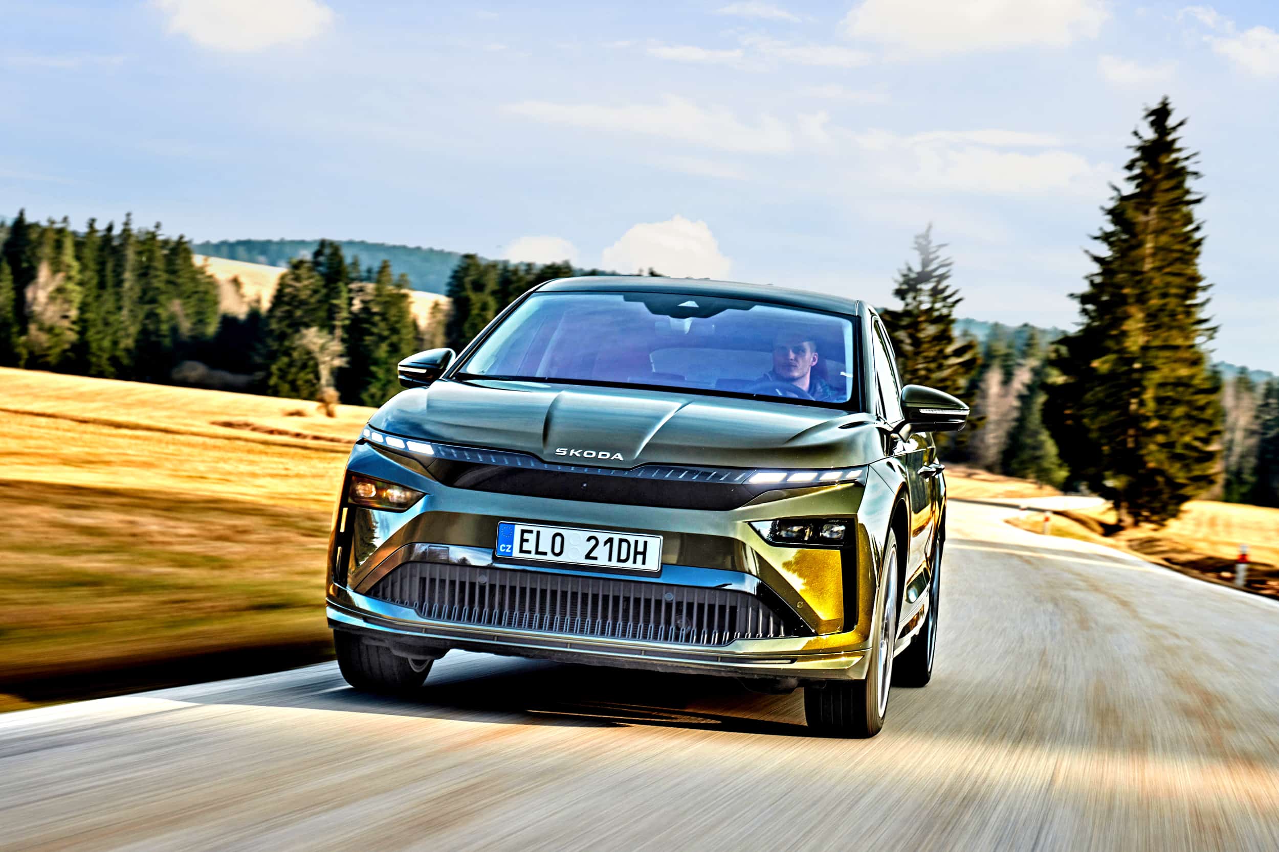 skoda enyaq fl 2025 – przód