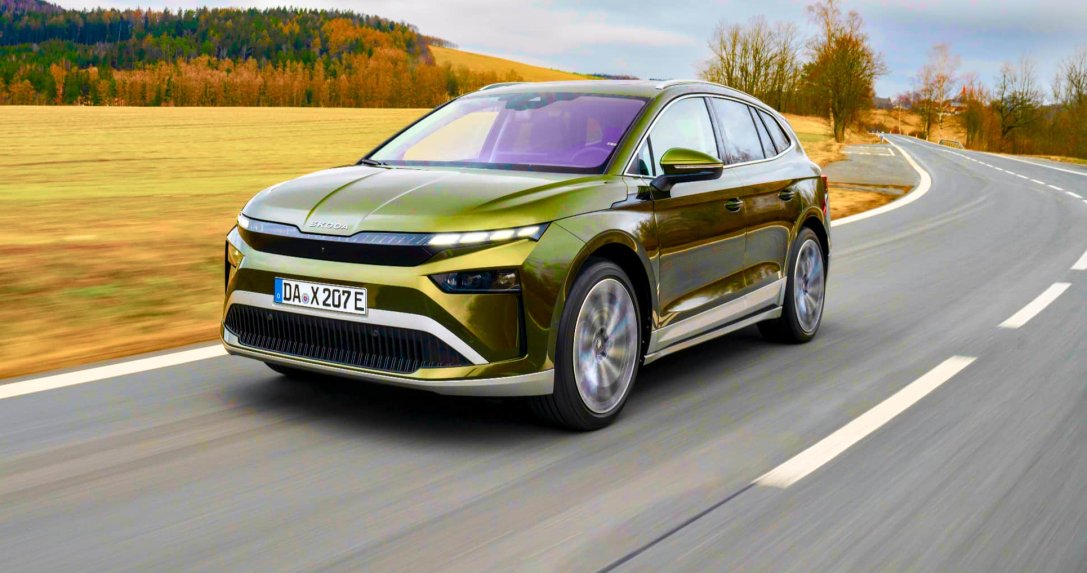 Skoda enyaq po face liftingu – przód