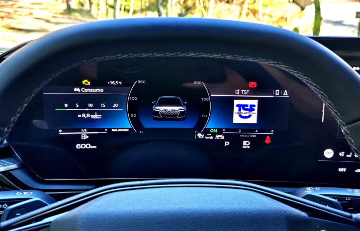 Audi A6 C9 Avant 2025 – ekran wskaźników