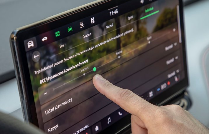 Skoda Elroq 85 - ekran