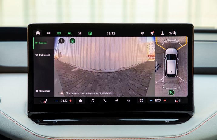 Skoda Elroq 85 - kamery