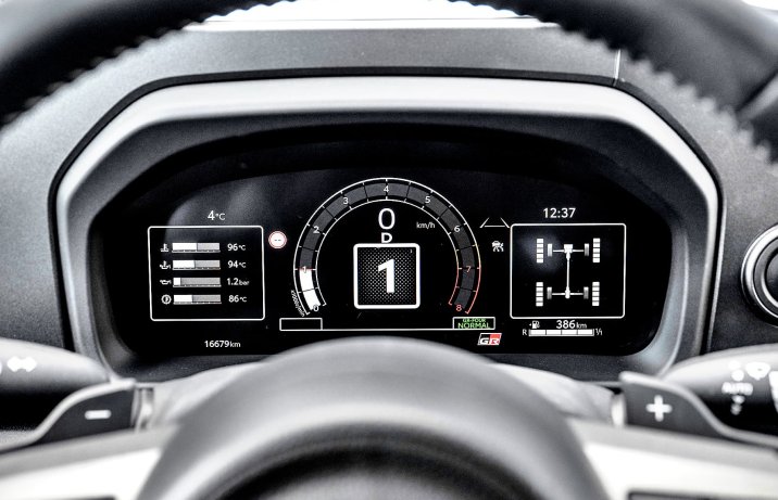 Toyota GR Yaris 1.6 Turbo 8 A/T Gazoo Racing Direct – wskaźniki