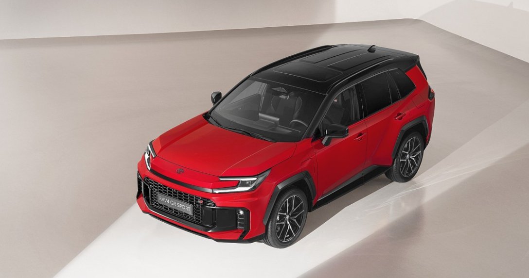 Nowa Toyota RAV4 2025 – widok z góry