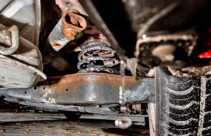 Volkswagen Beetle (5C) – zawieszenie, korozja