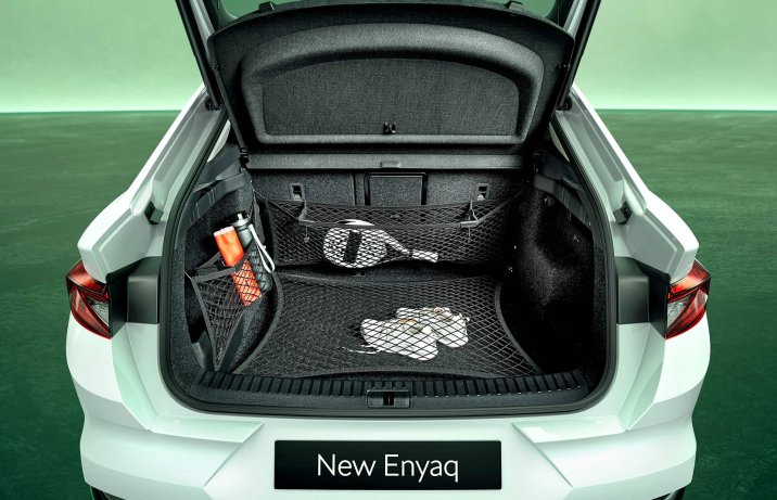 Skoda EnyaqFL 2025 – wnętrze, bagażnik